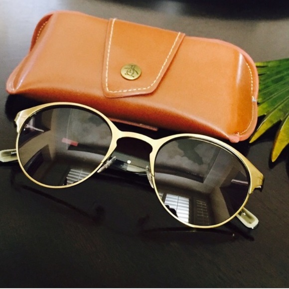 Original Penguin Accessories - Original Penguin Bronze/GreenLens Retro Sunglasses