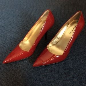 Nine West red pumps