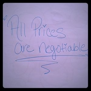 Feel free to make me an offer on any item!