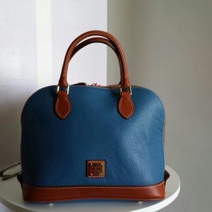 Doonney & Bourke zip zip satchel in blue