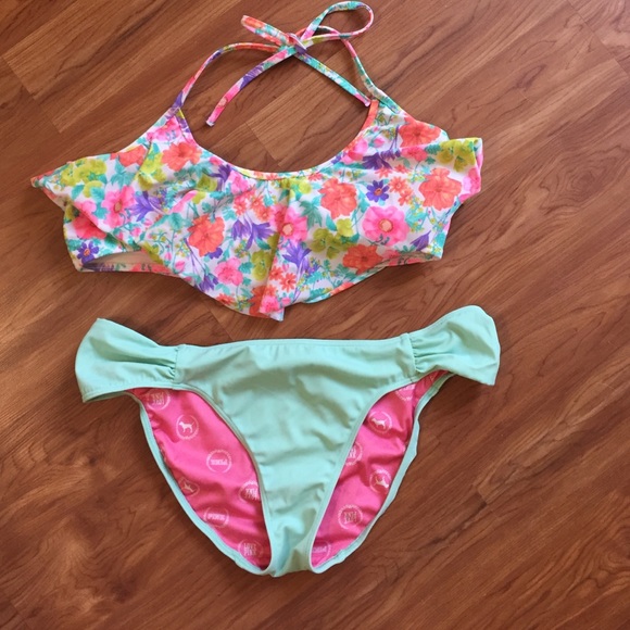 Victoria's Secret flounce swim suit