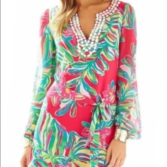 Lilly Pulitzer Pomegranate Jungle Dress