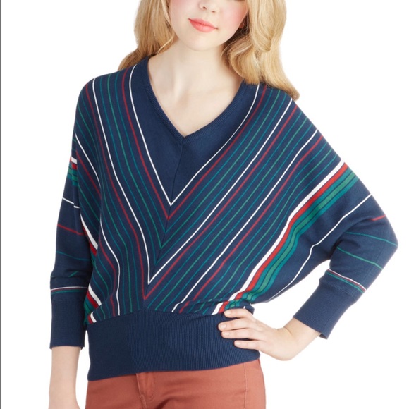 Tulle quarter sleeve sweater