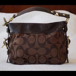 Brown Signature Coach Purse