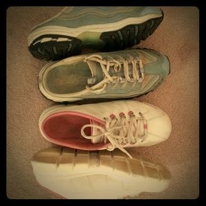 2 for $10 Skechers and Reebok slide sneakers!