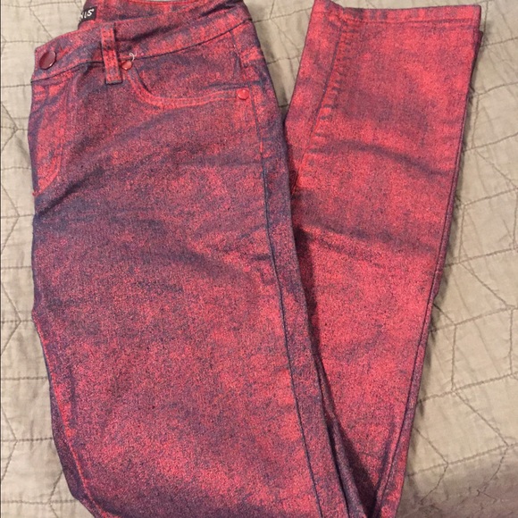 Venus brand red shimmer jeans!