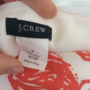 J. Crew Skirts - J. Crew coral floral high-waisted skirt w/ pockets J. Crew Skirts - J. Crew coral floral high-waisted skirt w/ pockets