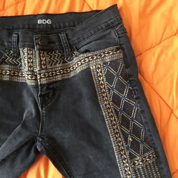 Bdg embroidered jeans Clearance