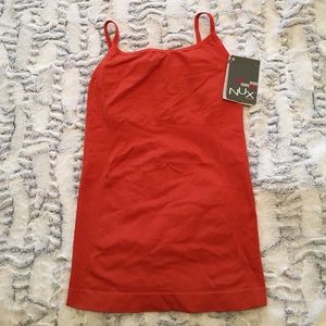 NUX burnt orange workout tank