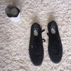 black low vans