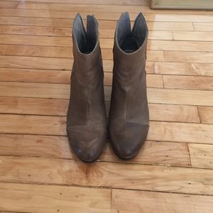 Taupe booties