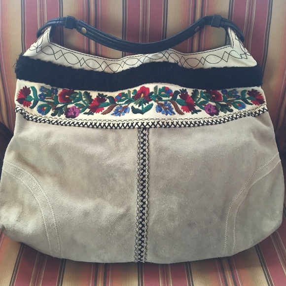 Lucky Brand Handbags - Lucky Brand flower hobo