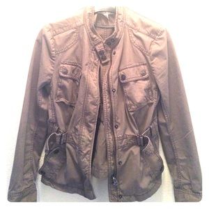 Loft Khaki Cargo Jacket