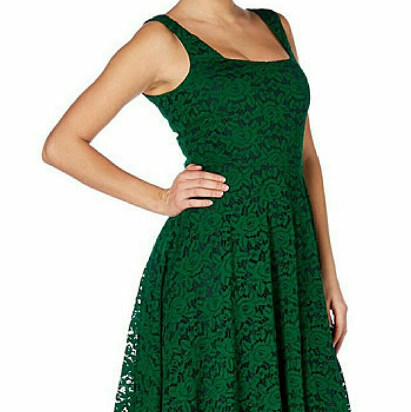 Green lace dress by Voodoo Vixen - Picture 4 of 4