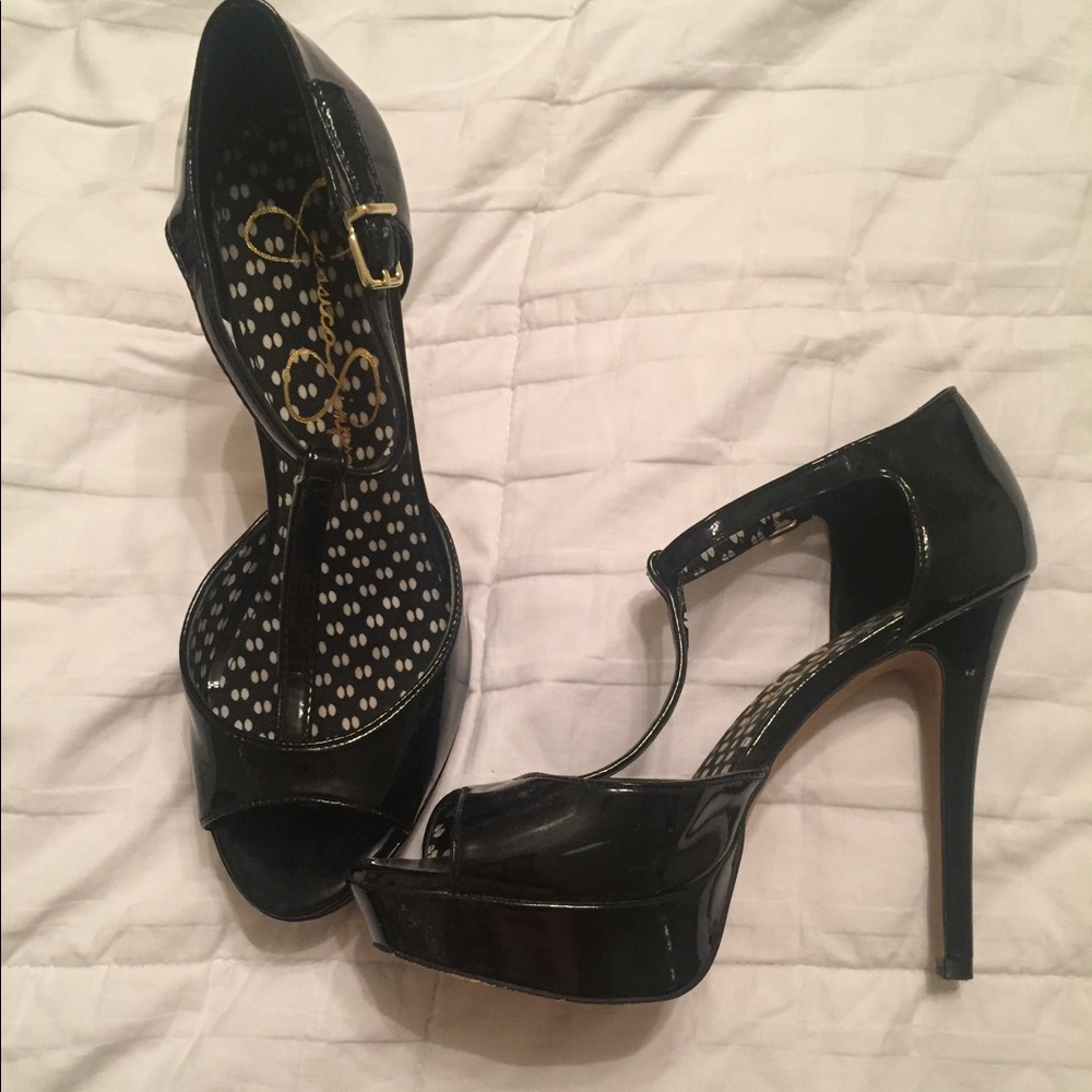 SOLD ON M. Jessica Simpson Black Heels