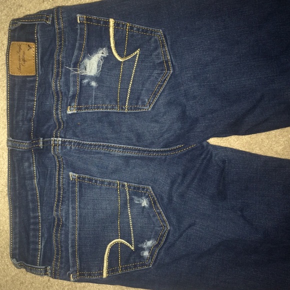 TWO PAIRS of American Eagle Ripped Jeans - Picture 2 of 4