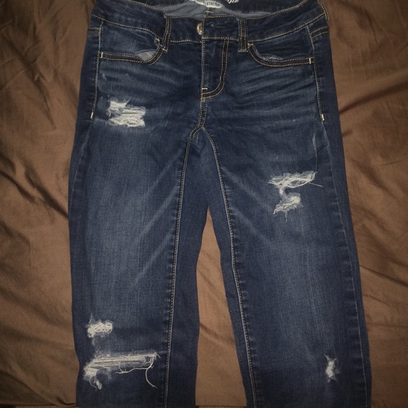 TWO PAIRS of American Eagle Ripped Jeans - Picture 3 of 4