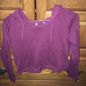Crop sweatshirt