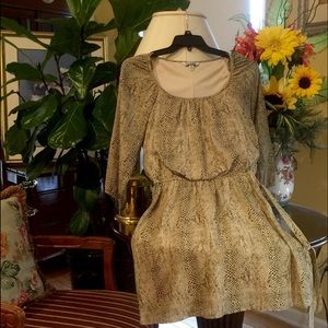 Women's snake print dress