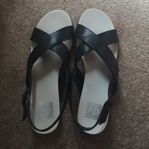 Black Strappy Sandals