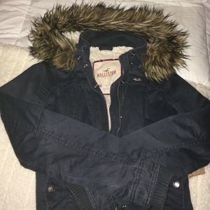 Hollister navy jacket