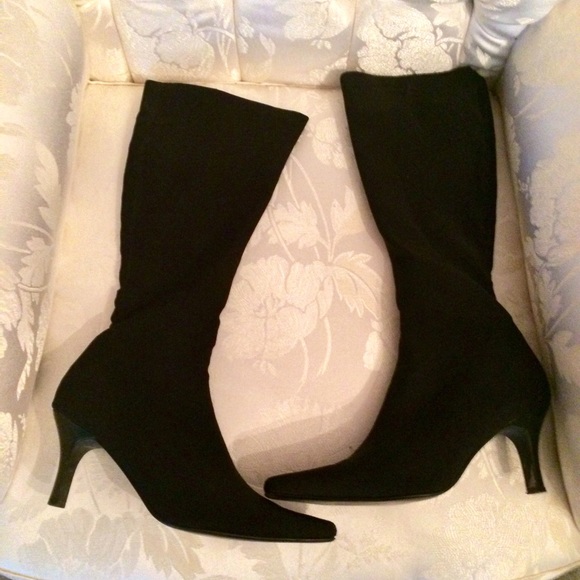 Andrew Geller Shoes - Black Boots by Andrew Geller