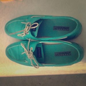Blue Sperry Top-Sider boat shoe
