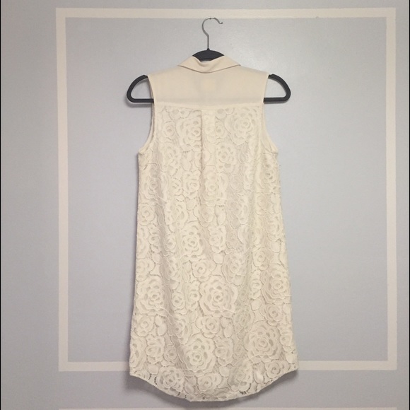 CeCe by Cynthia Steffe lace shirt dress - Picture 3 of 4