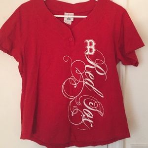 Women's Boston Red Sox jersey top
