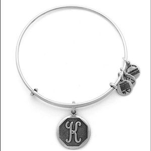 NWT Alex and Ani Silver K Bangle