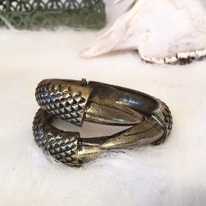 Antique Silver Talon Bracelet