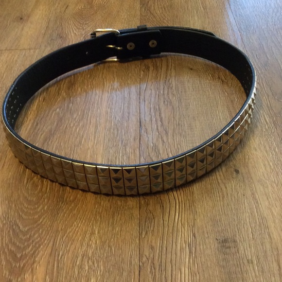 Studded black belt