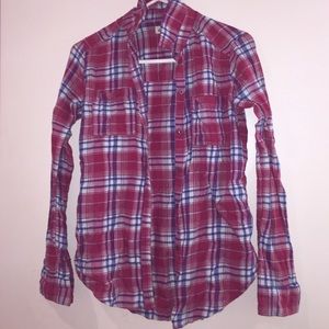 Plaid Hollister shirt