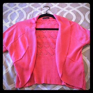 Coral pink shrug