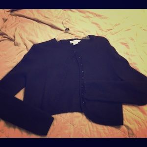 Black Newport News Wool Sweater