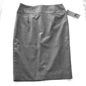Charcoal pencil skirt