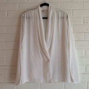White Work Blouse