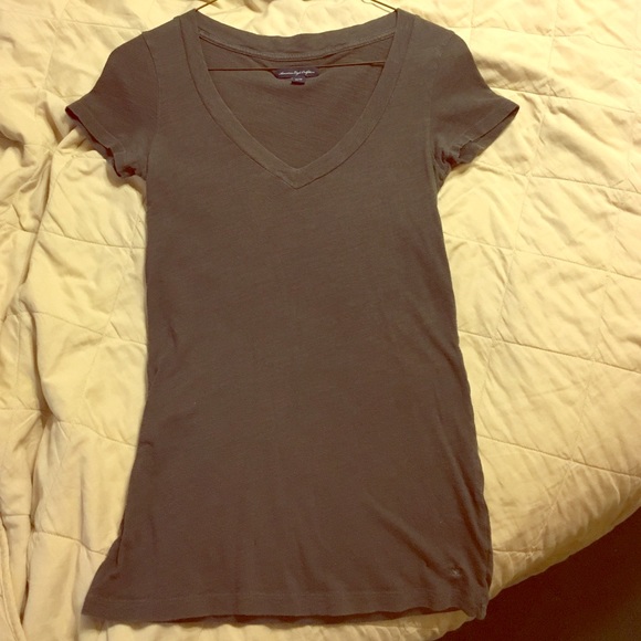Dark Grey American Eagle Top