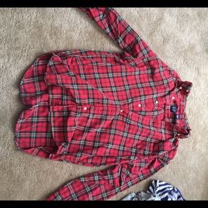 make an offer :) Gap Red flannel shirt