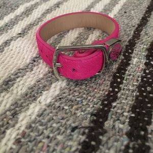 Rustic Cuff Hot Pink Calfskin Kacy