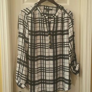 Zac&Rachel tartan blouse