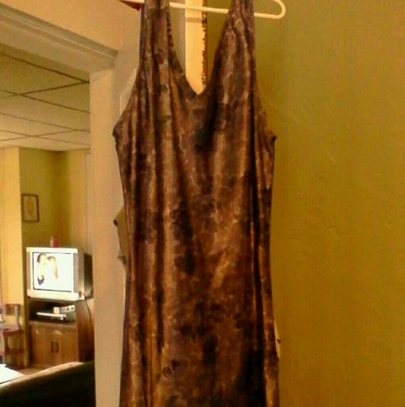 Silk Short Tank Dress