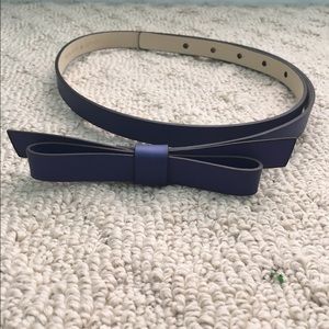 Blue Kate Spade Bow Belt