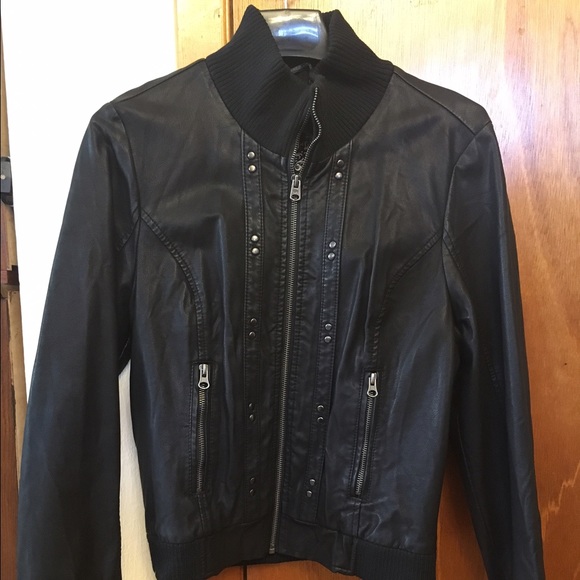 Buffalo Black Leather Jacket!