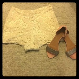 Lace shorts