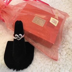 James Avery heart knot ring