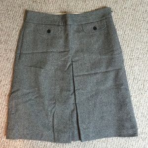 Black and white tweed J Crew pencil skirt