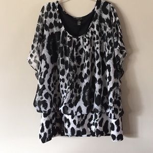 Style and Co. Leopard Print Blouse