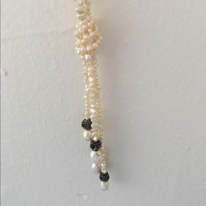 Pearly Long Strand Necklace