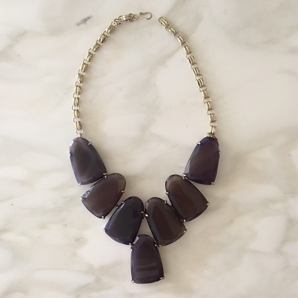 Purple Kendra Scott Harlow necklace